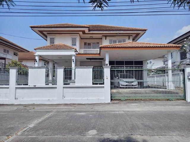 บ้านเดี่ยว 100 ตรว. 3 ห้องนอน 3 ห้องน้ำ หมู่บ้านธนาภิรมย์ ปิ่นเกล้า ห้องนอนเฟอร์นิเจอร์ครบพร้อมอยู่ (RH1581)
