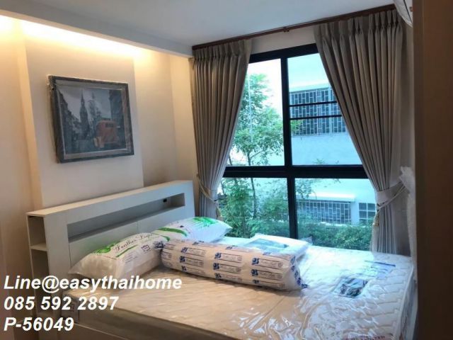 P-56049 คอนโดให้เช่า เข้าชมฟรี! Grand Condo Wutthakat 53 ใกล้ BTS วุฒากาศ Line ID: @easythaihome 085-592-2897