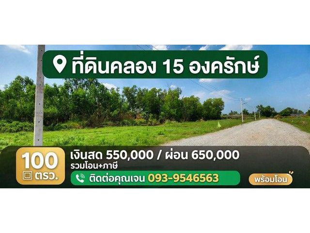 ขายที่ดิองครักษ์ นครนายก 100 ตรว ใกล้ตลาดต้นไม้ เจ้าของขายเอง