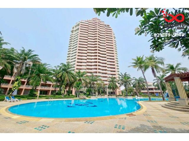 ขายคอนโดติดทะเล Springfield Beach ชะอำ ห้องใหญ่ 59 ตร.ม. ติดชายหาด