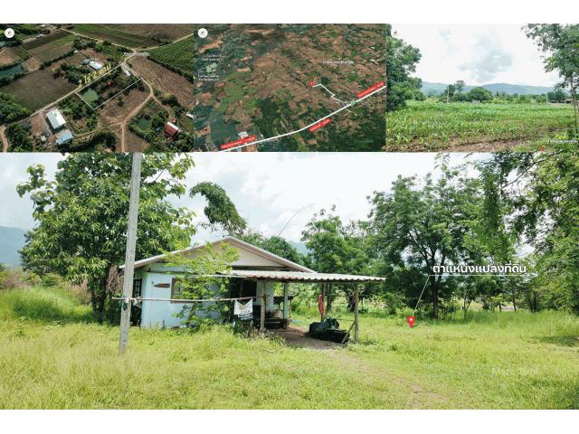 ขายบ้านพร้อมที่ดิน 2 ไร่ 2 งาน 19 ตร.ว. โฉนดครุฑแดง วิวภูเขา ต.วังชมภู เพชรบูรณ์