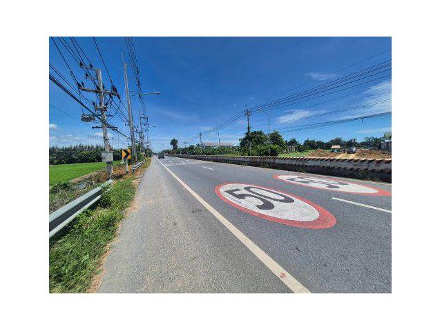 ขายที่ดิน 4 ไร่ ติดถนนสายกรุงนนท์-จงถนอม ต.นราภิรมย์ อ.บางเลน จ.นครปฐม