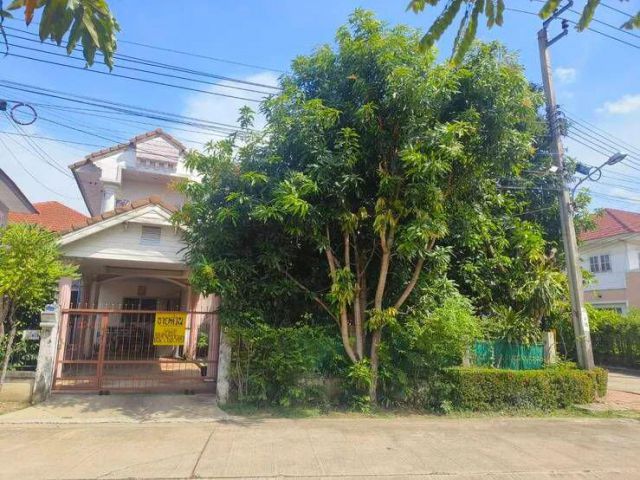 ขายถูก บ้านเดี่ยว 2 ชั้น หลังมุม โครงการบุรีรมย์ ซอยวัดพระเงิน