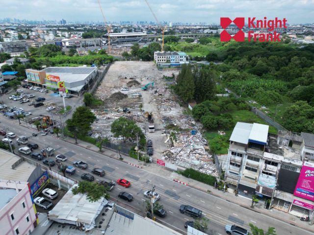 ขายที่ดิน 9 ไร่ ติดถนนคู้บอน ใกล้ MRT สถานีคู้บอน