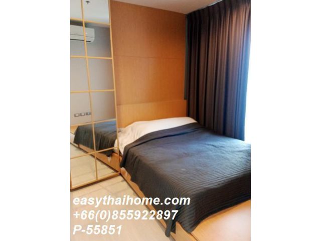P-55851 ให้เช่า Rhythm Sukhumvit 36-38 (ริทึ่ม สุขุมวิท 36-38) | 1 ห้องนอน 1 ห้องน้ำ | วิวเมือง | เฟอร์นิเจอร์ครบ