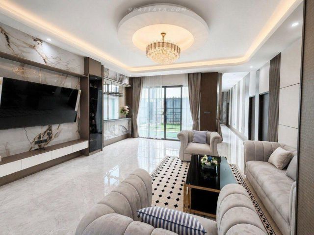 ให้เช่า Luxury Pool Villa Pattaya | Modern Marble Style #9P-16810