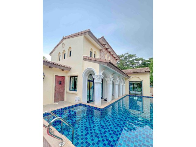 ให้เช่า พูลวิลล่าโครงการหรู บรรยากาศสง– Nusa Chivani Pattaya 3 ห้องนอน #H1174