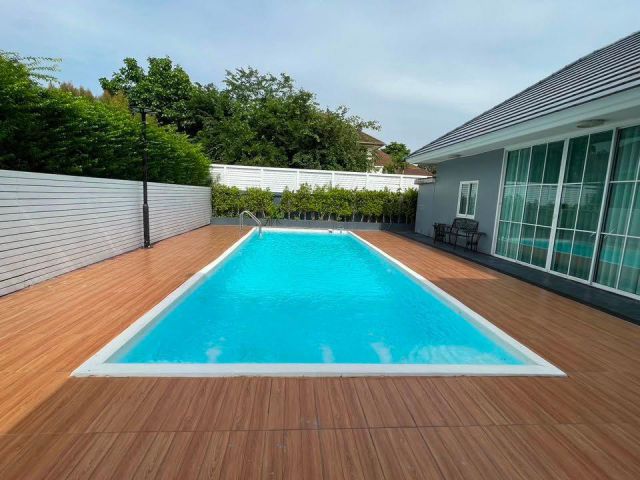 ขาย - เช่าบ้าน ขนาดพื้นที่ 1 ไร่ Pool Villa บ้านสวนเนรมิตร (ออเงิน-รามอินทรา) พร้อมเฟอร์นิเจอร์ แค่มีกระเป๋าใบเดียวเข้า