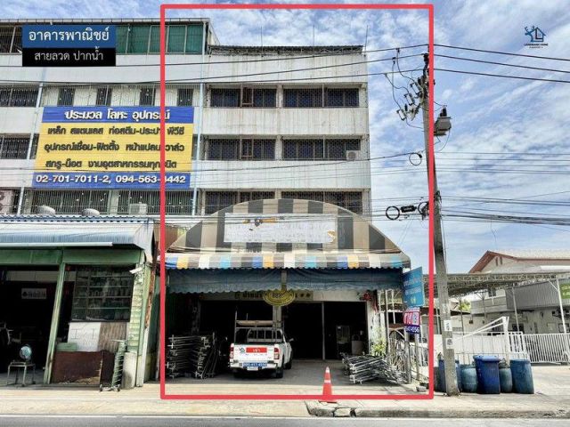 LM26-0108 ปล่อยเช่า อาคารพาณิชย์ 2คูหา สายลวด ปากน้ำ สมุทรปราการ 4นอน 3น้ำ เนื้อที่รวม 47.2 ตรว