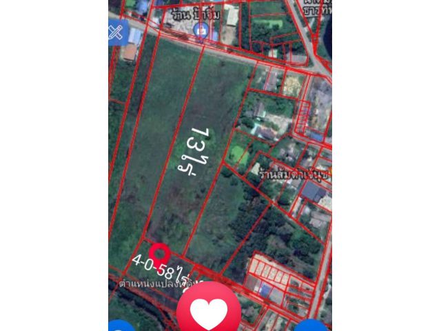 ที่ดินม่วงลาย17ไร่ อมตะซิตี้ พานทอง