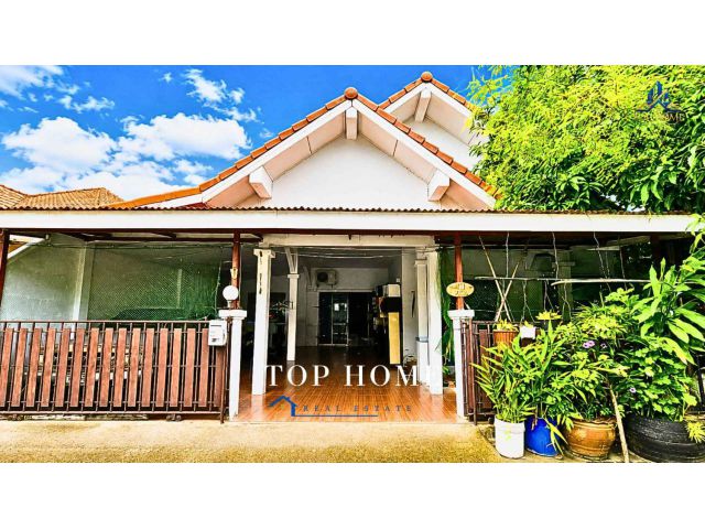 ขายด่วน! บ้านเดี่ยว 1 ชั้น หลังริม โครงการนันทวัน 5 เลียบวารี 11 หนองจอก  บ้านทำเลดี พื้นที่กว้าง พร้อมเข้าอยู่ เหมาะสำ