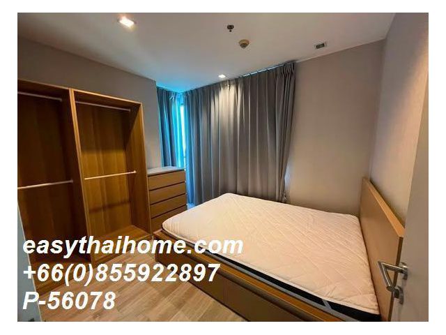 P-56078 ให้เช่า Ideo Mobi Sathorn (ไอดีโอ โมบิ สาทร) | 2 ห้องนอน 1 ห้องน้ำ | วิวเมือง | เฟอร์นิเจอร์ครบ | ชั้น 8