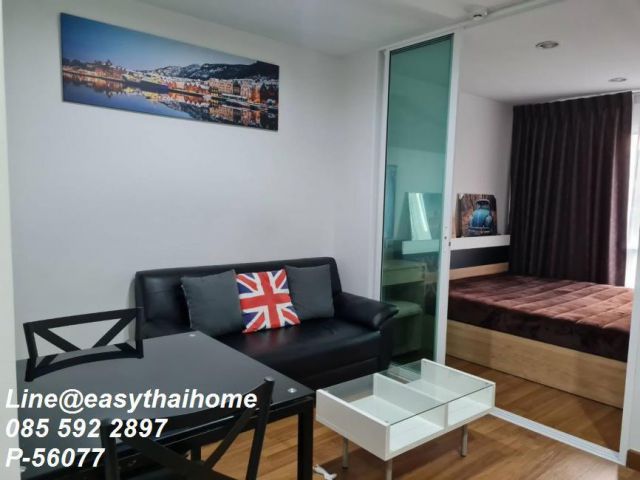 P-56077 #คอนโดให้เช่าย่านอ่อนนุช Regent Home Sukhumvit 81 ชั้น 2 (1 นอน 28 ตร.ม.) แต่งครบ เครื่องใช้ไฟฟ้าครบ ใกล้ BTS