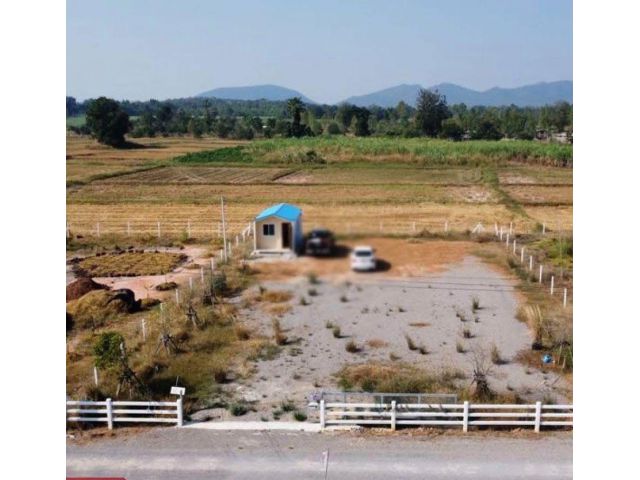 ขายที่ดินราชบุรี พร้อมบ้านน้อย โฉนดครุุฑแดง