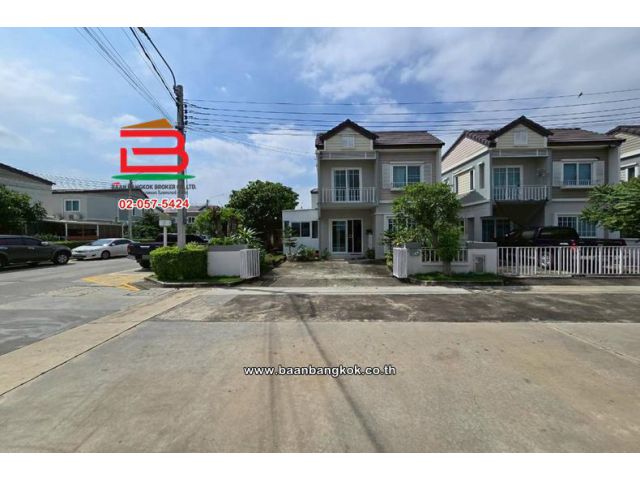 ทาวน์โฮม เนื้อที่ 39.5 ตร.ว. โครงการ เดอะ วิลเลจ ชัยพฤกษ์-วงแหวน (เฟส 6), ใกล้บิ้กซีไทรน้อย อำเภอไทรน้อย นนทบุรี