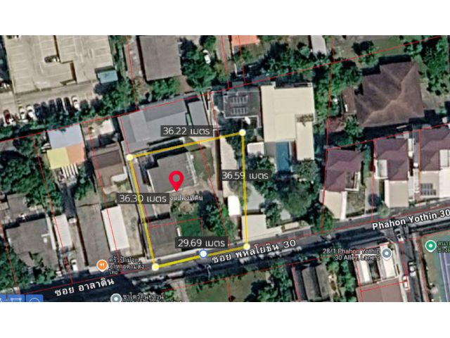 ขายที่ดิน 290.2 ตรว เหมาะทำ condo 6-8 ชั้น เดินไปขึ้นไฟฟ้าได้