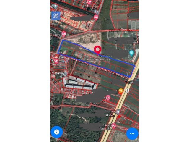 ขายที่ดิน 47 ไร่ ติดถนนสุขุมวิท ใกล้ทะเล นาจอมเทียน สัตหีบ ชลบุรี