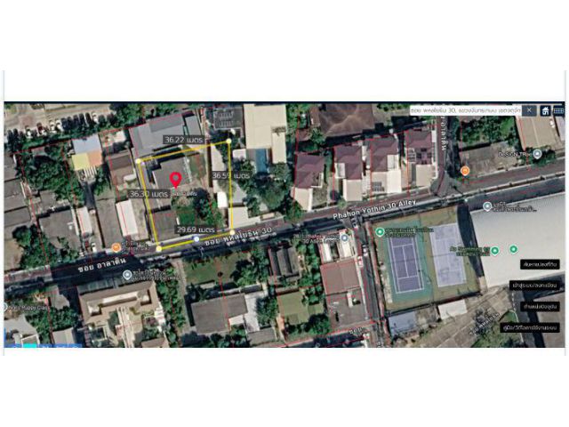 ที่ดินเดินไปขึ้นรถไฟฟ้า+เมเจอร์รัชโยธิน ที่ดิน 290.2 ตารางวา 300,000 ต่อ ตรว 87,000,000 บาท ต่อรองได้