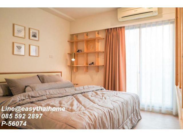 P-56074 #คอนโดให้เช่าย่านทองหล่อ D 25 Thonglor ชั้น 6 ห้อง 1 นอน เฟอร์ครบ พร้อมอยู่ ใกล้ BTS ทองหล่อ