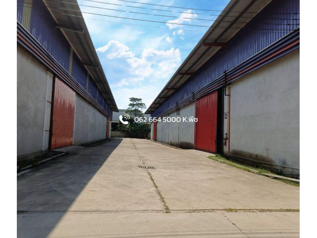 ให้เช่า โกดัง 480 ตร.ม.️ ไทรน้อย นนทบุรี