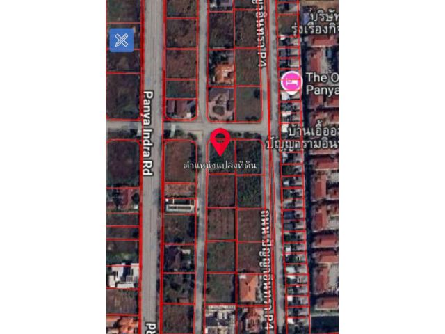ขายที่ดิน ในหมู่บ้านปัญญา P4 แปลงหัวมุม