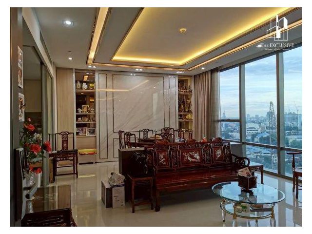 ขายคอนโดหรู เดอะ แบงค็อค สาทร (The Bangkok Sathon) 2 ห้องนอน 118.67 ตร.ม. ขายตามราคาประเมิน บิวต์อินครบ จอดรถ 2 คัน ติด