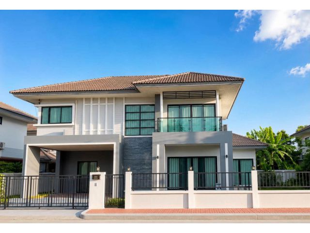 เช่าบ้านเดี่ยว 4 ห้องนอน 4 ห้องน้ำ ธัญบุรี คลอง 6 โครงการ บ้านบุญยกร เลคพาร์ค