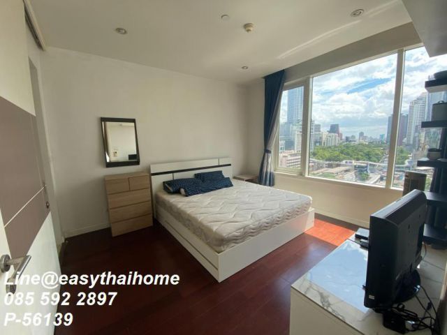P-56139 ให้เช่า 1 นอน ห้องกว้าง Manhattan Chidlom #คอนโดย่านชิดลม ชั้น 12 ขนาด 58 ตรม. ใกล้ BTS ชิดลม