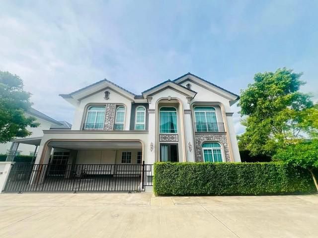 ให้เช่าบ้านเดี่ยว ย่านบางนา กม.5 หมู่บ้าน แกรนดิโอ บางนา ตกแต่งสวยพร้อมพักอาศัย