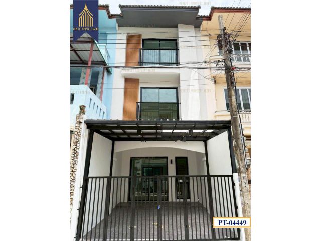 ขายทาวน์โฮม 4 ชั้น รีโนเวทใหม่ทั้งหลัง สไตล์โมเดิร์น ทำเลดีปากเกร็ด