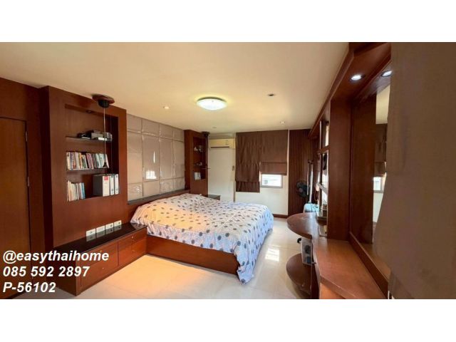 P-56102 ให้เช่าใกล้ BTS ช่องนนทรี Fortune Condo Town ชั้น 6 ห้อง 2 นอน 2 น้ำ ตกแต่งครบ วิวตึก Line ID: @easythaihome