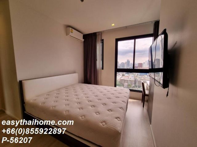 P-56207 ให้เช่า Quinn Condo Ratchada (ควินน์ คอนโด รัชดา) | 2 ห้องนอน 2 ห้องน้ำ | วิวเมือง | ชั้น 24 อาคาร B