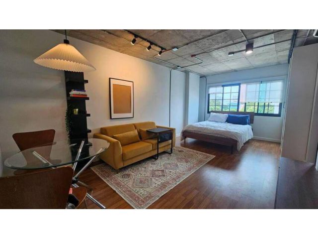 One Thonglor Station: 31 sq.m. Studio Loft, 200m from BTS Thong Lo behind T-One. High Yield 8%+, fully furnished