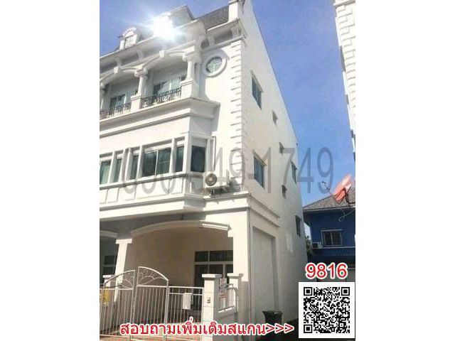 เช่า ทาวน์โฮม 3 ชั้นครึ่ง เดอะ ยูโรเปี้ยน ทาวน์  อ่อนนุช สุวรรณภูมิ