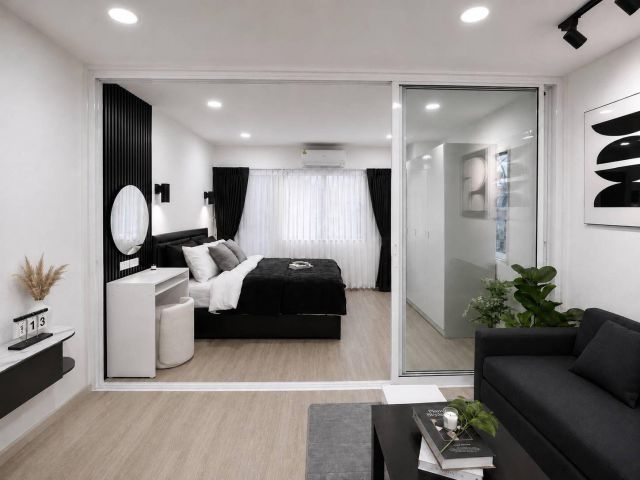 SAI153 **1.35 ล้าน! ได้ห้องมุม วิวสระ ใจกลางรัชดา–ห้วยขวาง