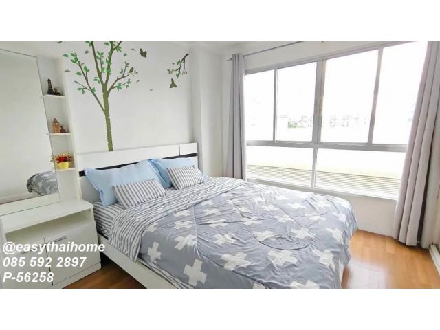 P-56258 ให้เช่าคอนโด ชั้น 4] Lumpini Place Rama 4-Kluaynamthai ห้องสวย เฟอร์ครบ พร้อมอยู่ 1 นอน 1 น้ำ วิวสวน ใกล้ BTS