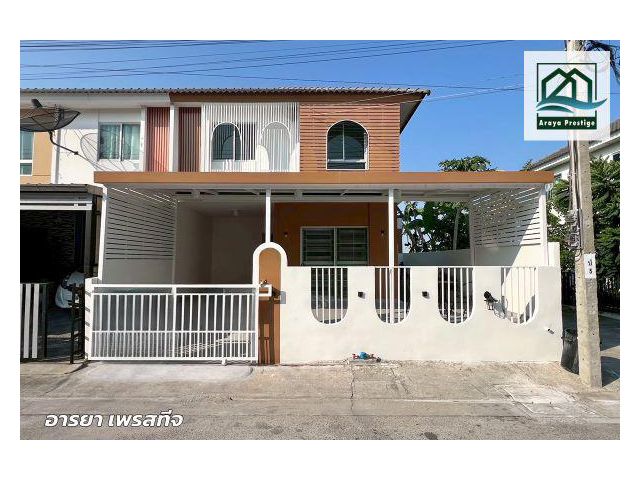พฤกษา106/1 บางปู-ตำหรุ หลังมุม ตกแต่งพร้อมเข้าอยู่