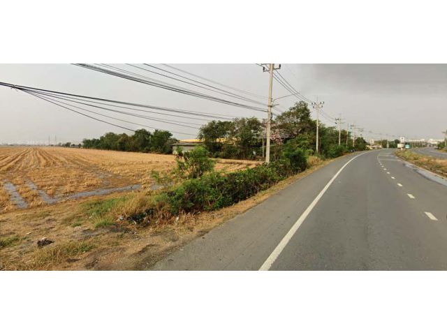ขายที่ดิน 24 ไร่ ติดถนนน เทพราช-ลาดกระบัง ต.เปร็ง อ.บางบ่อ จ.สมุทรปราการ