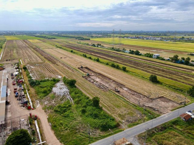 ที่ดินลำลูกกา หลังวัดดอนใหญ่ ทำเลศักยภาพ เหมาะลงทุน ทำที่พัก โกดัง