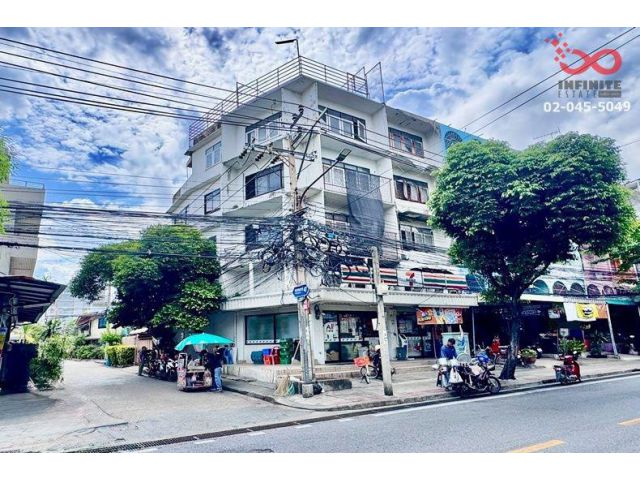 ขายอาคารพาณิชย์ 4.5 ชั้น 45 ตร.ว. ประชาสงเคราะห์ ดินแดง หลังมุม ติดถนน ใกล้ MRT ห้วยขวาง