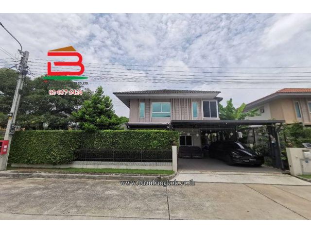 บ้านเดี่ยว คณาสิริ ชัยพฤกษ์-วงแหวน เนื้อที่ 66.1 ตรว. (ใกล้ตลาดเคหะบางบัวทอง,เซ็นทรัลเวสต์เกต,ตลาดสมบัติบุรี)
