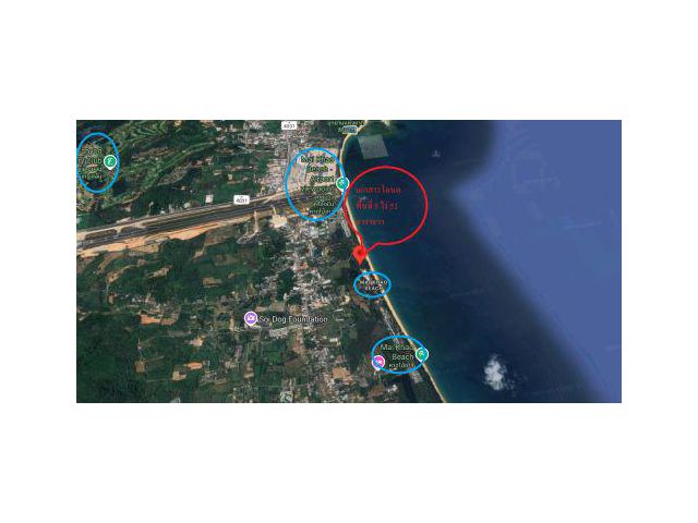 ขายที่ดินแปลงสวย ติดทะเลหาดไม้ขาวอำเภอถลาง จังหวัดภูเก็ต เอกสารโฉนดพื้นที่ 8 ไร่ 51 ตารางวา