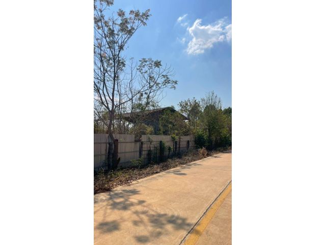 ขายที่ดินพนัสนิคม ชลบุรี พร้อมสิ่งปลูกสร้าง  2-2-20 ไร่  (แปลงมุมติดถนนคอนกรีต 2 ด้าน)
