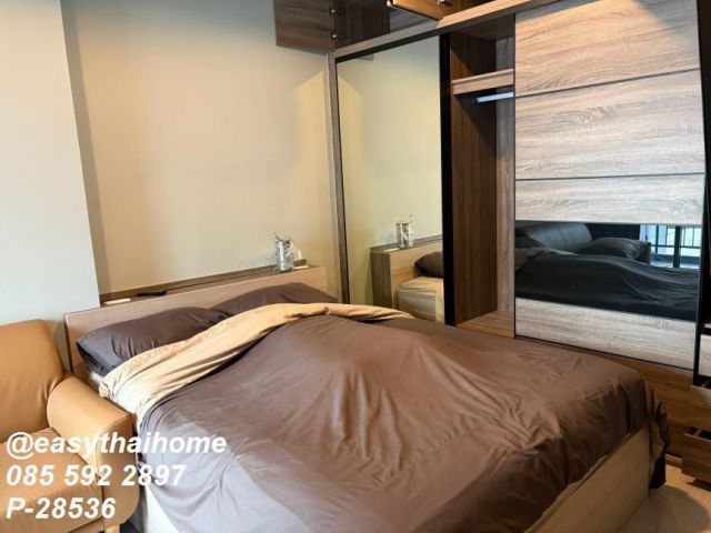 P-28536 ขายคอนโด Ideo Sukhumvit 115 ชั้น 8 วิวเมือง 34 ตร.ม. 1 นอน 1 น้ำ เฟอร์ครบ ใกล้ BTS ปู่เจ้าสมิงพราย เพียง 30 ม. Line ID: @easythaihome
