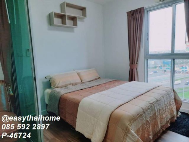 P-46724 ให้เช่าคอนโด A Space Me Bangna ตรงข้าม MEGA Bangna ชั้น 14 วิวเมือง พร้อมอยู่ Line ID: @easythaihome