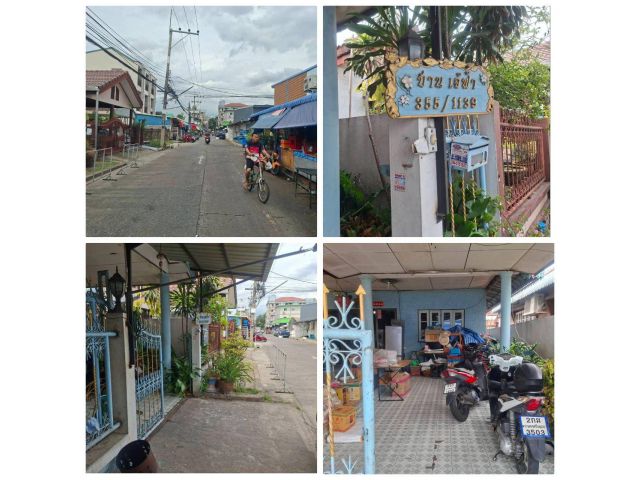 ขายบ้านพร้อมที่ดิน ทำเลค้าขาย อยู่กลางใจตลาด.4.มุมเมือง