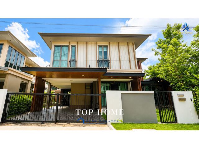 ขายด่วน! บ้านเดี่ยวหลังริม พร้อมบิวท์อินทั้งหลัง หมู่บ้านบุราสิริ พระราม 2
