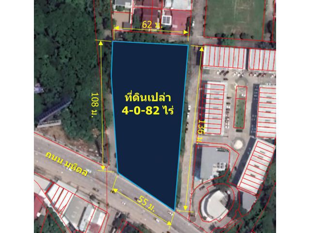 L273 - Land for Sale, 4 Rai (Red Zone), Mahidol Road, Chiang Mai City, Chang Khlan