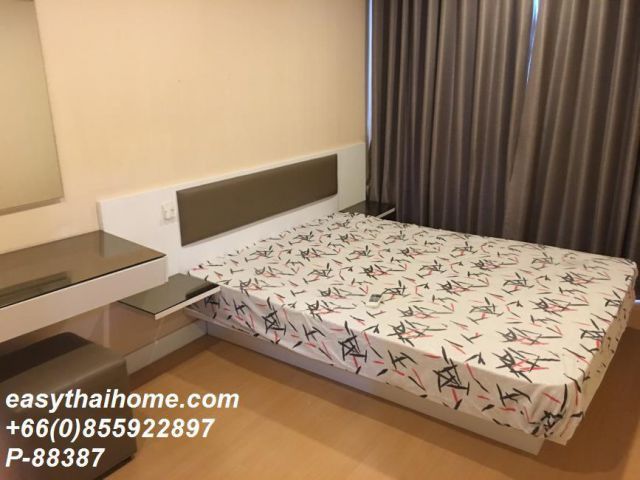 P-88387 ขาย Metro Sky Ratchada (เมโทร สกาย รัชดา) | 1 ห้องนอน 1 ห้องน้ำ | วิวเมือง | ชั้น 2 อาคาร B | เฟอร์นิเจอร์ครบ