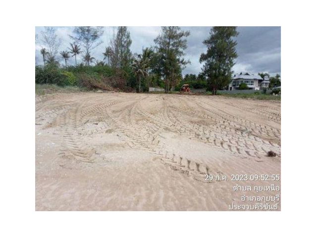 ขายที่ดิน 287 ตรว. ติดชายทะเล ต.กุยเหนือ อ.กุยบุรี จ.ประจวบคีรีขันธ์